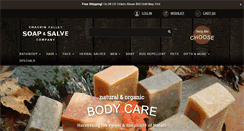 Desktop Screenshot of chagrinvalleysoapandsalve.com